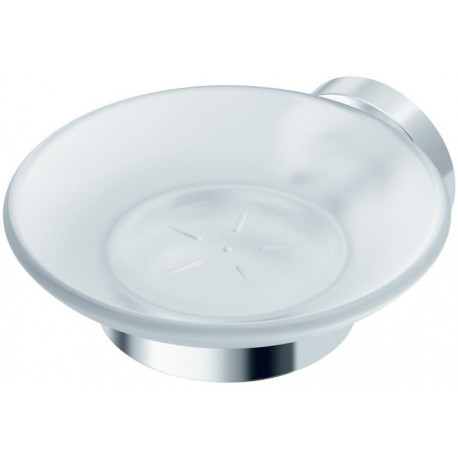 Porte-savon IOM en verre chromé satiné IDEAL STANDARD