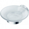 Porte-savon IOM en verre chromé satiné IDEAL STANDARD