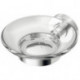 Porte-savon IOM en verre clair chromé IDEAL STANDARD