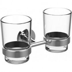 porte-gobelet double IOM chrome IDEAL STANDARD