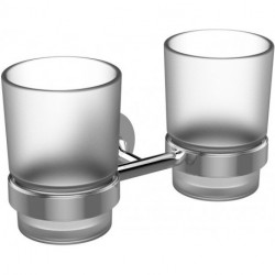 porte-gobelet double IOM chrome IDEAL STANDARD