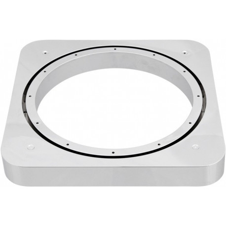 Cadre d'entretoise IDS pour rosace plate carrée 163x163mm chrome