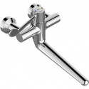 Thermostat de lavabo mural CERAPLUS, raccords S verrouillables chromés IDEAL STANDARD