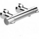 Thermostat de douche en saillie CERAPLUS 2 S-conn. e. Désinfecter. Découplage chromé