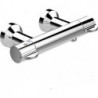 Thermostat de douche en saillie CERAPLUS 2 S-conn. e. Désinfecter. Découplage chromé
