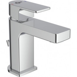 Mitigeur lavabo EDGE SLIM PICCOLO projection 90mm chrome avec garniture de vidage IDEAL STANDARD
