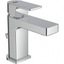 Mitigeur lavabo EDGE SLIM PICCOLO projection 90mm chrome avec garniture de vidage IDEAL STANDARD