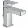Mitigeur lavabo EDGE SLIM PICCOLO projection 90mm chrome avec garniture de vidage IDEAL STANDARD