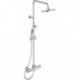 Système de douche CERATHERM 25 avec thermostatique de douche chromé IDEAL STANDARD