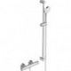 Thermostatique de douche CERATHERM 50 projection 78 mm chrome avec set de douche, barre de douche 900 mm IDEAL STANDARD