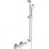Thermostatique de douche CERATHERM 50 projection 78 mm chrome avec set de douche, barre de douche 900 mm IDEAL STANDARD