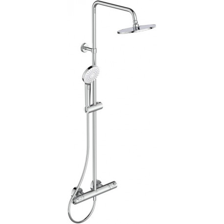 Système de douche CERATHERM 50 flexible de douche 1750 mm chromé avec thermostat de douche IDEAL STANDARD