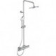Système de douche CERATHERM 50 flexible de douche 1500 mm chromé avec thermostat de douche IDEAL STANDARD