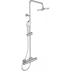 Système de douche CERATHERM 50 flexible de douche 1500 mm chromé avec thermostat de douche IDEAL STANDARD