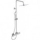 Système de douche CERATHERM 100 flexible de douche 1750 mm chromé avec thermostat de douche IDEAL STANDARD
