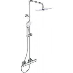 Système de douche CERATHERM 100 flexible de douche 1750 mm chromé avec thermostat de douche IDEAL STANDARD