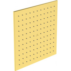Douche pluie IDEALRAIN angulaire, 300 x 300 mm or brossé IDEAL STANDARD