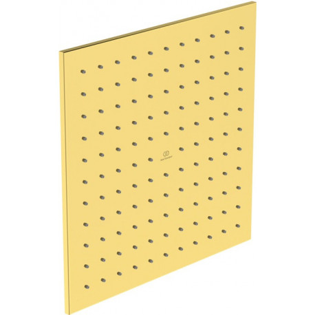Douche pluie IDEALRAIN angulaire, 300 x 300 mm or brossé IDEAL STANDARD