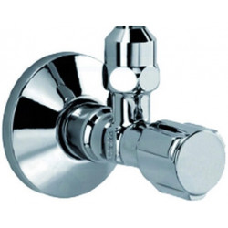 Soupape 1/2 pouce. tube chromé sans connexion