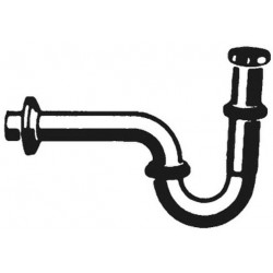 Siphon G 1 1 / 4Z, chromé pour lavabo IDEAL STANDARD