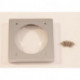 Cadre d'entretoise IDS ARCHIMODULE pour rosace 1 trou (83x83mm) chrome