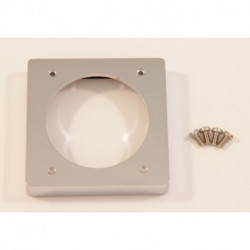 Cadre d'entretoise IDS ARCHIMODULE pour rosace 1 trou (83x83mm) chrome