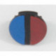 Bouchons de poignée pour CERAMIX rouge / bleu IDEAL STANDARD