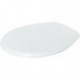 Abattant WC SAN REMO avec couvercle, charnières en acier inoxydable blanc IDEAL STANDARD
