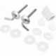 Jeu de charnières pour abattant San ReMo K7026, K7060, K7053, K7054, K7055 IDEAL STANDARD