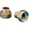 Raccord à vis en laiton R 1/2 pouce /15 ixG 1 pouce i 1 Sat pouce