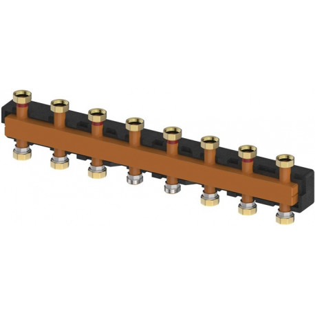 Barre de distribution Flamco b 70 kW f jusqu'à 7 circuits de chauffage standard