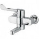 Mitigeur lavabo MEDI-CARE DN 15 saillie 185 mm, raccords S verrouillables chrome KLUDI