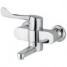 Mitigeur lavabo MEDI-CARE DN 15 saillie 185 mm, raccords S verrouillables chrome KLUDI