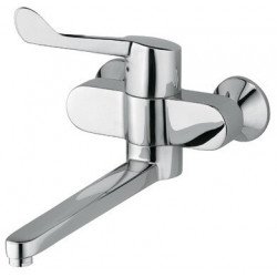 Mitigeur lavabo MEDI-CARE DN 15 saillie 335 mm, raccords en S chromé KLUDI