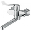 Mitigeur lavabo MEDI-CARE DN 15 saillie 335 mm, raccords en S chromé KLUDI