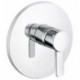 Mitigeur de douche à encastrer ZENTA garniture à encastrer chrome KLUDI