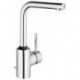 Bozz mitigeur de lavabo chromée bec orientable