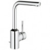 Bozz mitigeur de lavabo chromée bec orientable