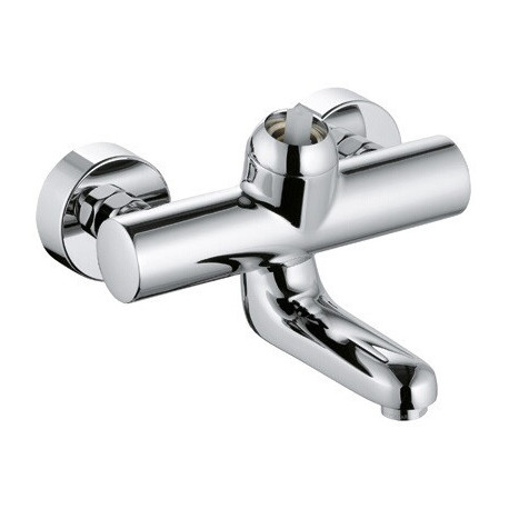 Mitigeur mural PROVITA DN 15 saillie 183 mm, raccords en S chromé KLUDI