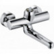 Mitigeur mural PROVITA DN 15 saillie 247 mm, raccords en S chromé KLUDI