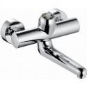 Mitigeur mural PROVITA DN 15 saillie 247 mm, raccords en S chromé KLUDI