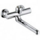 Mitigeur mural PROVITA DN 15 saillie 325 mm, raccords S verrouillables chrome KLUDI