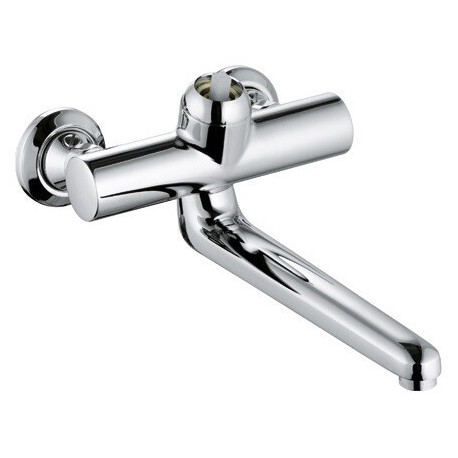Mitigeur mural PROVITA DN 15 saillie 325 mm, raccords S verrouillables chrome KLUDI