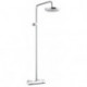A-qa mono shower system thermostatiqueavec tête de douche 200 mm sans douchette à main chromée