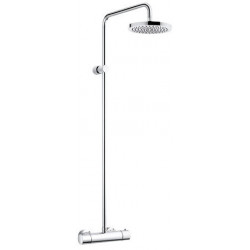 A-qa mono shower system thermostatiqueavec tête de douche 200 mm sans douchette à main chromée