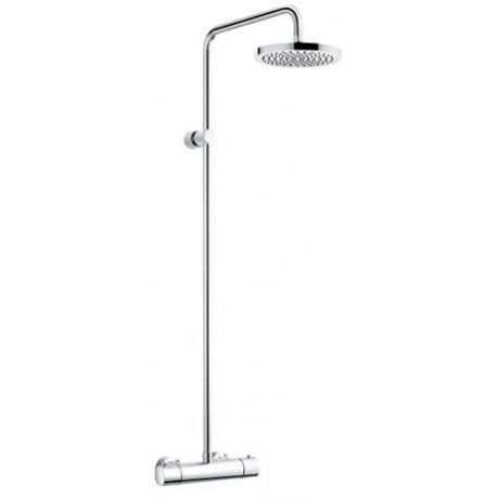 A-qa mono shower system thermostatiqueavec tête de douche 200 mm sans douchette à main chromée