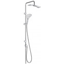 Fizz dual shower system sans mitigeuravec douchette à main 3 jets