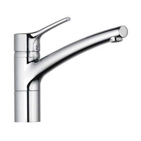 Mitigeur monocommande d'évier TRENDO DN 15, pour ballons de stockage sans pression, finition inox KLUDI