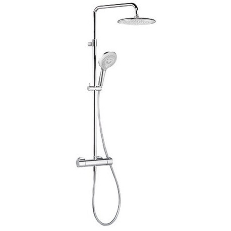 Freshline dual shower system thermostatique de douche tête de 250 mm douchette à main 3 jets