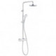 Logo dual shower system mitigeur thermostatique de doucheavec douchette à main 1 jet